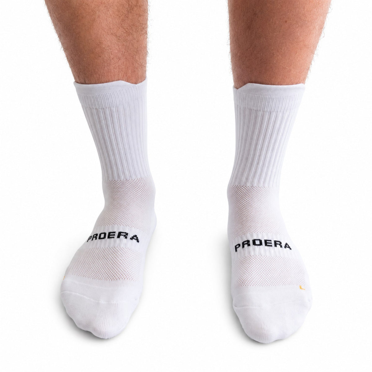 PROERA® PHANTOM Grip Socks – White / Black – 3 Pack⚡
