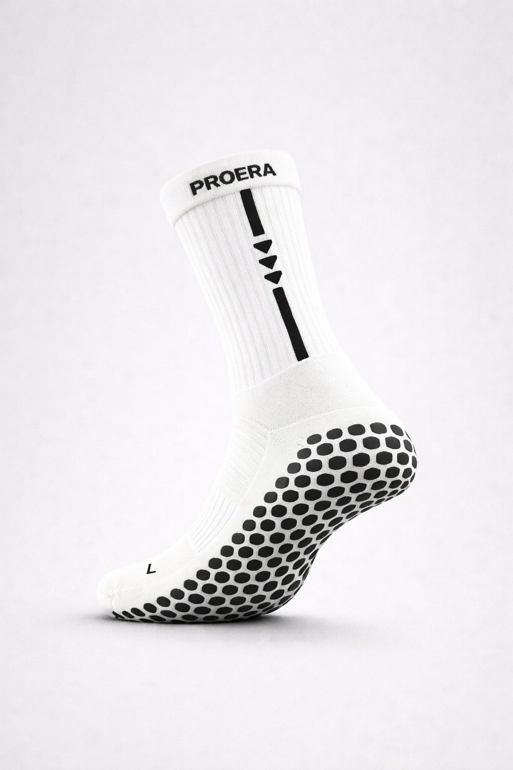 PROERA Premium Grip Socks – 3 Pack | Built for Serious Players 🔥 Best Seller”  White /Black