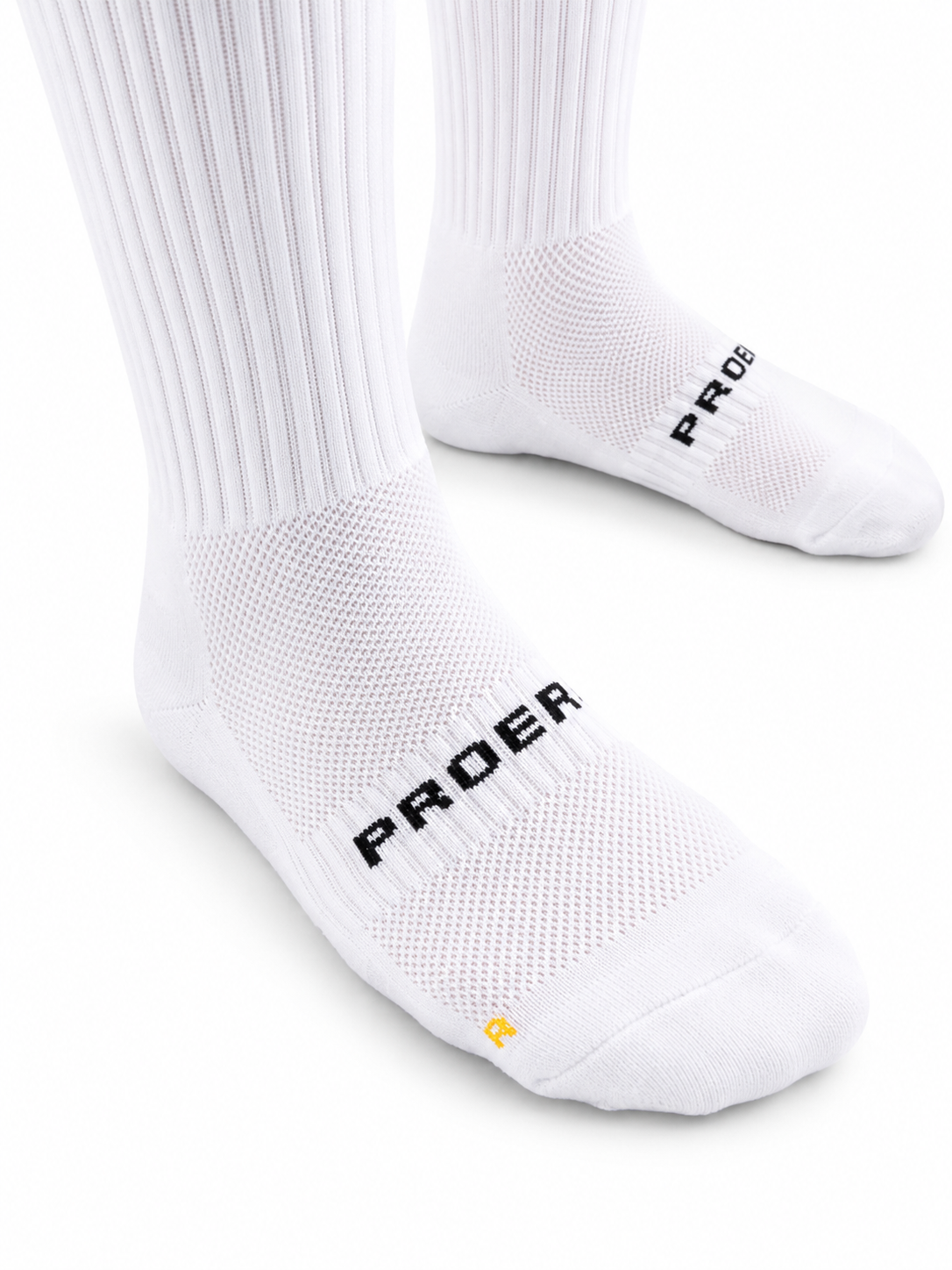 PROERA® PHANTOM Grip Socks – White / Black – 3 Pack⚡