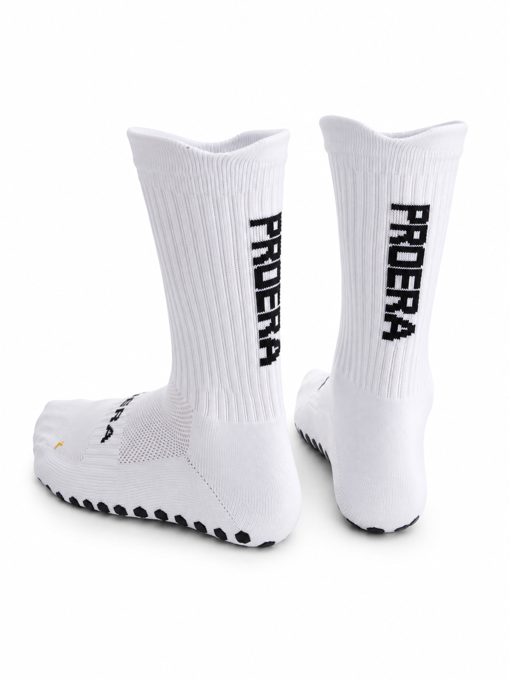 PROERA® PHANTOM Grip Socks – White / Black – 3 Pack⚡