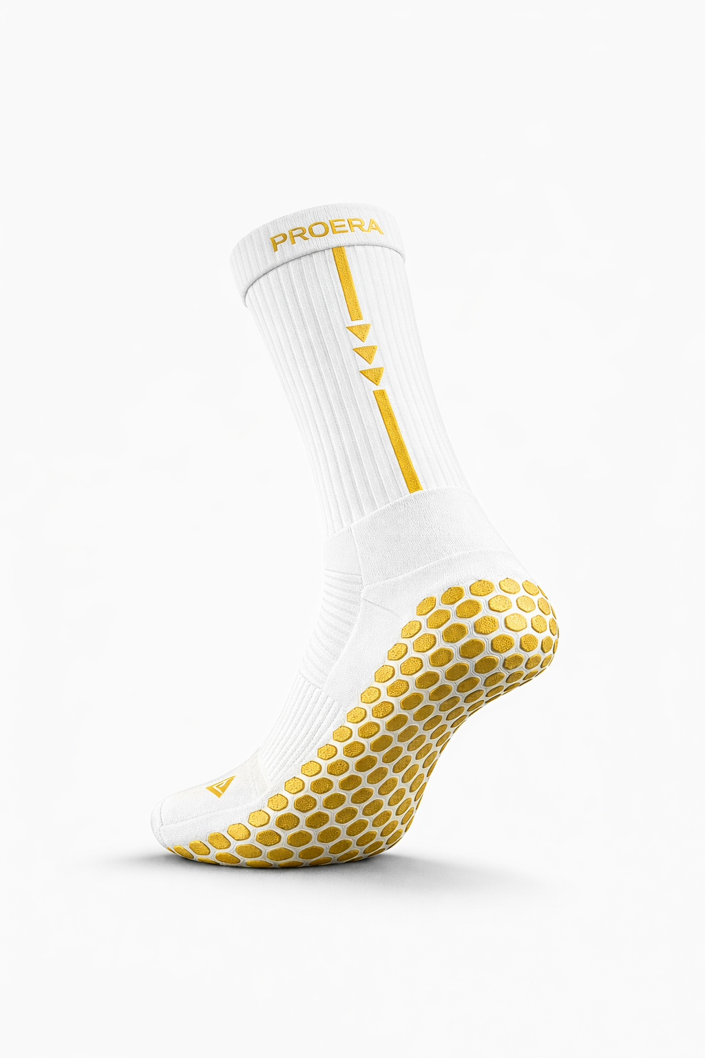 PROERA® APEX Grip Socks – White Gold – 3 Pack⚡