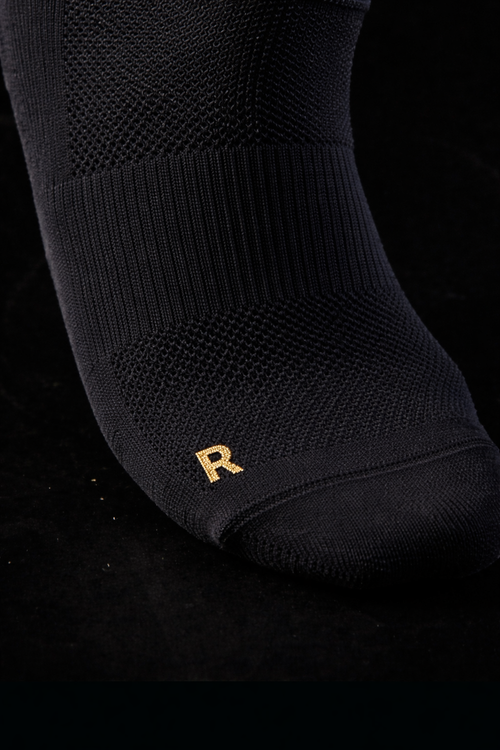 PROERA Premium Grip Socks – 3 Pack | Built for Serious Players      Black/Gold